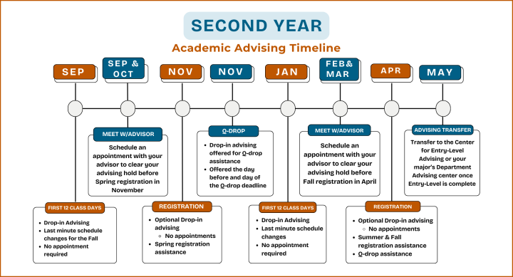 Second Year Advising Timeline